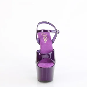Violet 18 cm ADORE-709GP etincelle sandales avec plateforme
