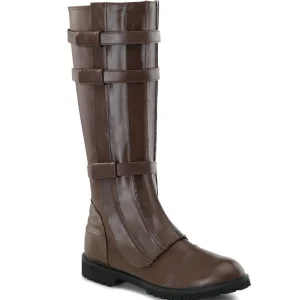 WALKER-130 marron botte de capitaine cosplay halloween bottes pour hommes